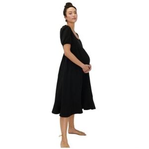Hatch Black Midi Dress